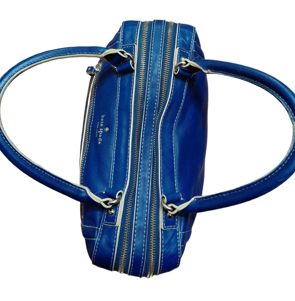 Kate Spade Mott St. Riley Royal Blue Satchel Handbag